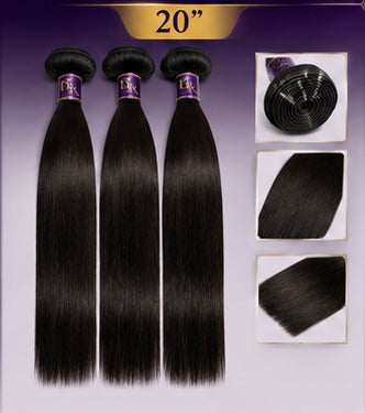 20” 22” 24” Straight Bundle Deal